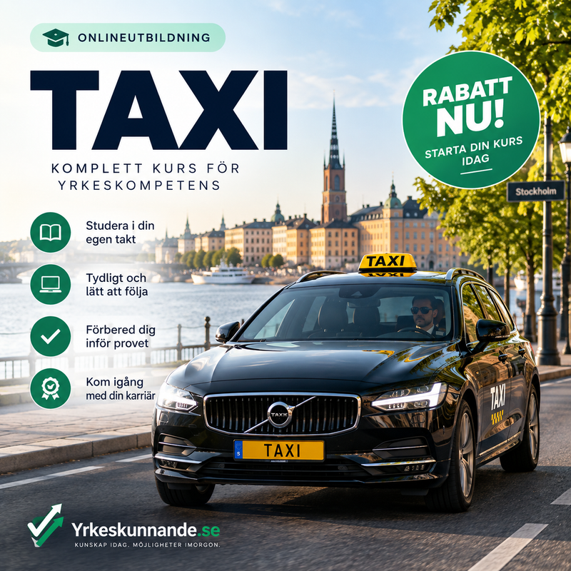 Yrkeskunnande Taxi